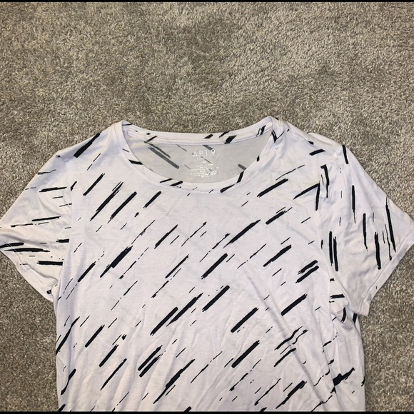 Apt 9 Essentials White & Black Shirt size M - Picture 5 of 9